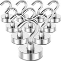 MIKEDE Magnetic Hooks Heavy Duty 30Lbs Neodymium Magnets by MIKEDE