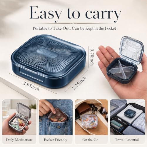 Kigley 4 Pcs Travel Swab Container - Image 2