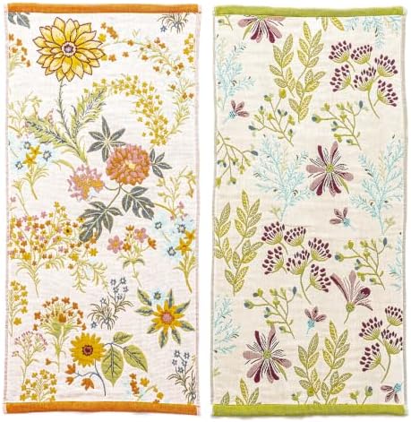 100% Cotton Botanical Kitchen Fall Dish Towels by STASOPTK