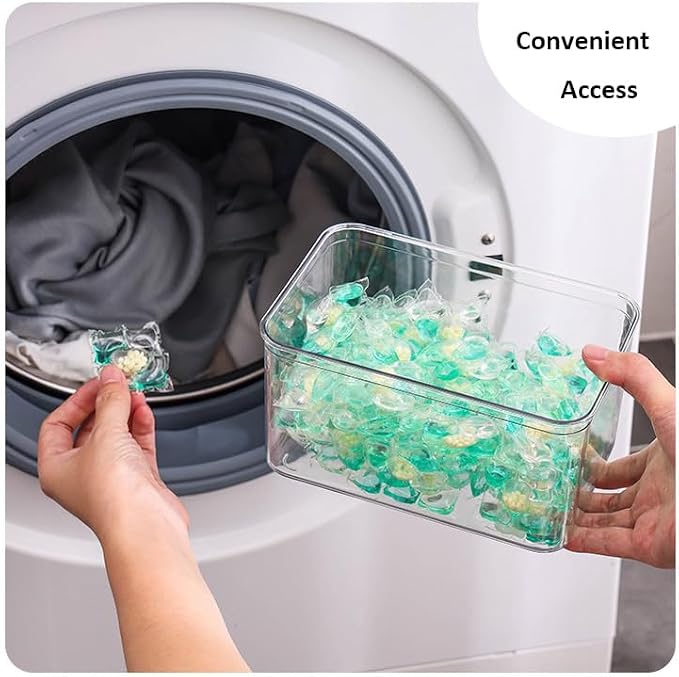 3 Pack Large Laundry Pods Container Laundry Room Organization Containers - Image 5