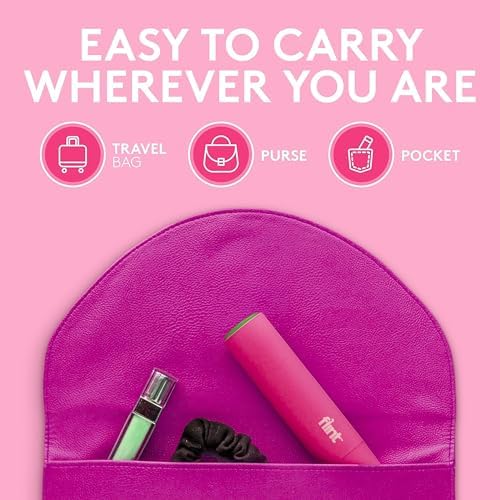 Flint Classic Pink Retractable Mini Lint Roller - Image 5