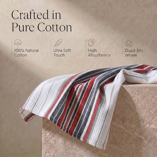 Urban Villa Kitchen Towels Cotton Dish Towels 20”x30” White - Image 4