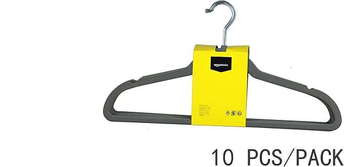 Amazon Basics Slim Velvet Non-Slip Space Saving Suit Clothes Hangers - Image 6