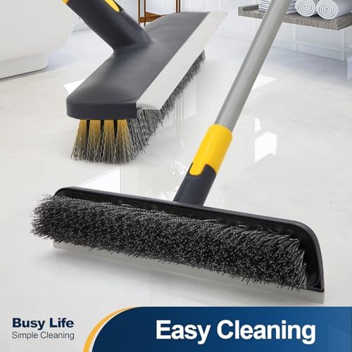 Yocada Floor Scrub Brush Telescopic Handle 2 in 1 Scrape Brush 55.9 inch - Image 5