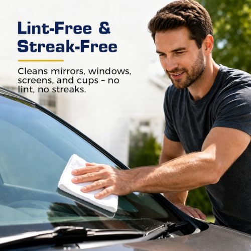 GLIMGLINT Microfiber Cleaning Cloth 100 Pack, Reusable Paper Towels 11 x 9 - Image 5