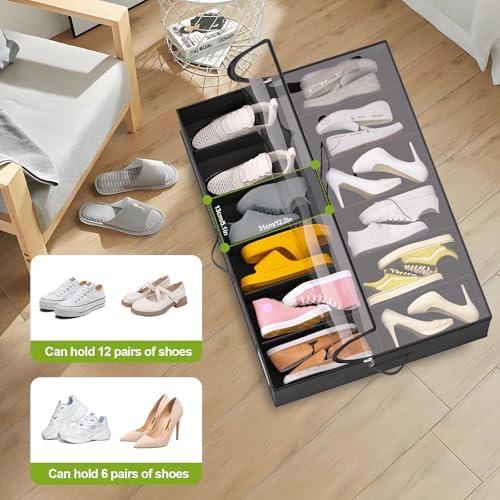 homyfort Under Bed Shoe Storage - Image 4