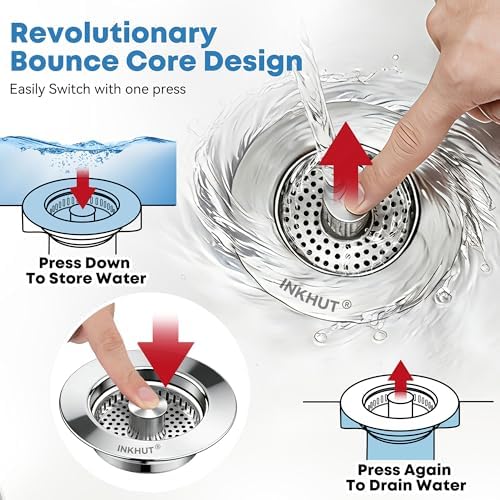 Upgraded 3 in 1 Kitchen Sink Drain Strainer - Image 6