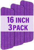 16.5" Microfiber Mop Pads Refills, 3 Pack Reusable Replacement Heads​​ by PANDAGRIP