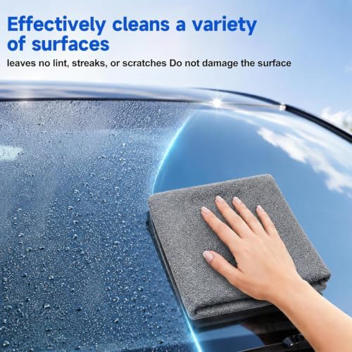 5Pcs Genie Cloth Magic Cleaning Cloth, Microfiber Cleaning Cloths, Lint Free - Image 4