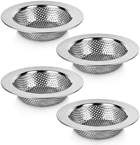 4 Pack Kitchen Sink Strainer, 304 Stainless Steel Sink Drain Strainer, 2mm - Image 7