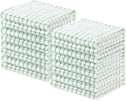 Homaxy 16 Pack Terry Kitchen Dish Cloths by Homaxy