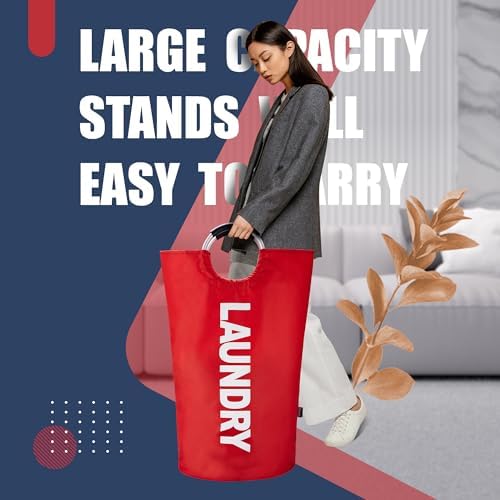 Caroeas 100L Laundry Basket, Large Laundry Hamper, Laundry Bag - Image 3