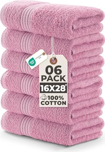 Utopia Towels 6 Piece Premium Hand Towels Set, 16 by 28 inches, 100% Ring Spun by Unknown