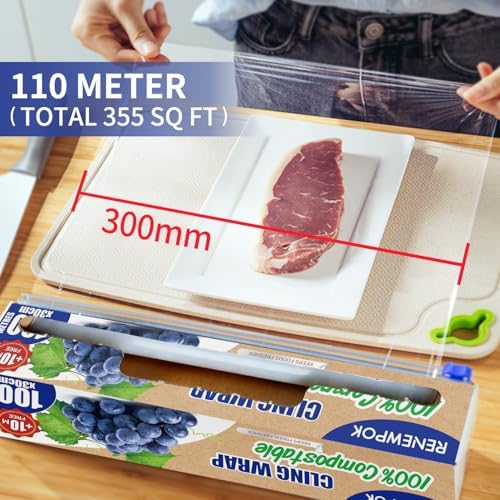 100% Compostable Plastic Wrap Dispenser - Image 3