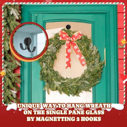 Magnetic Wreath Hanger for Metal Front Door - Image 5
