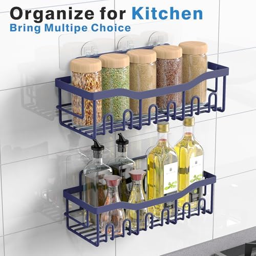 EUDELE 2 Pack Shower Caddy, Adhesive Organizer - Image 6