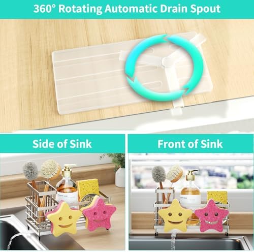 HapiRm Sink Caddy Sponge Holder - Image 3