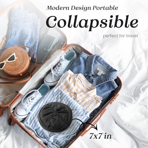 Collapsible Mesh Laundry Basket - Image 2