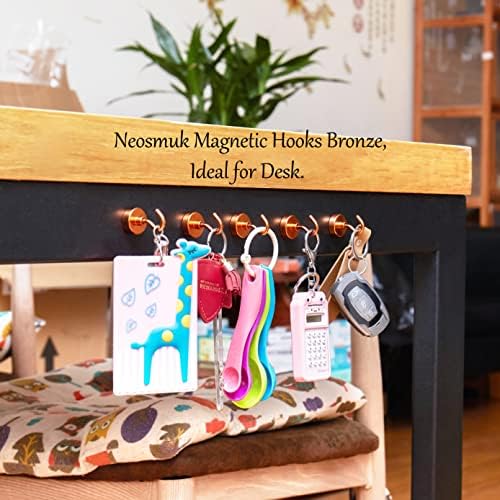 Neosmuk Magnetic Hooks for Cruise Cabins, 40lb Heavy Duty, 6 Pack - Image 5