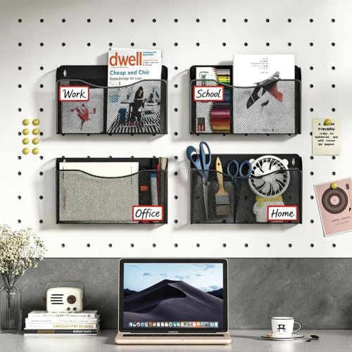 Magnetic File Book Holder Folder Mail Binder Organizer Wall Basket Bins - Image 5