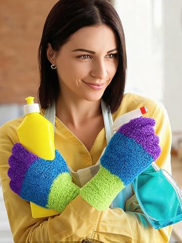 Patelai 3 Pairs Microfiber Dusting Gloves - Image 2