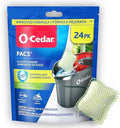 O-Cedar PACS Hard Floor Cleaner, Crisp Citrus Scent 24 Count | Made by O-Cedar