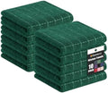 Homaxy 100% Cotton Terry Bulk Kitchen Towels, 10 Pack, Dark Green by Homaxy