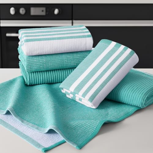 Homaxy Cotton 380 GSM Premium Kitchen Towels, 3 Pack - Image 5