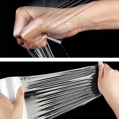 Stretch Wrap Clear Plastic Wrap Roll 6 inch X 1000Ft 80 Guage Industrial Mini - Image 6