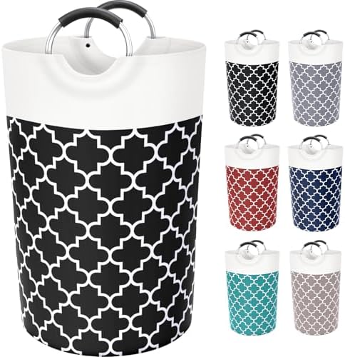 Large Laundry Basket, 115L Tall Collapsible Hamper by Fabspace