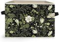Vintage Floral Botanical Storage Box Bins, Art Nouveau Plant Flower Aesthetic by Unknown