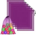 6 Pack Mesh Drawstring Bags by COIDEA