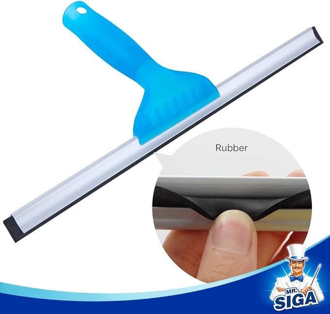 MR.SIGA Professional Window Squeegee & Microfiber Window Scrubber, 14 inch - Image 4