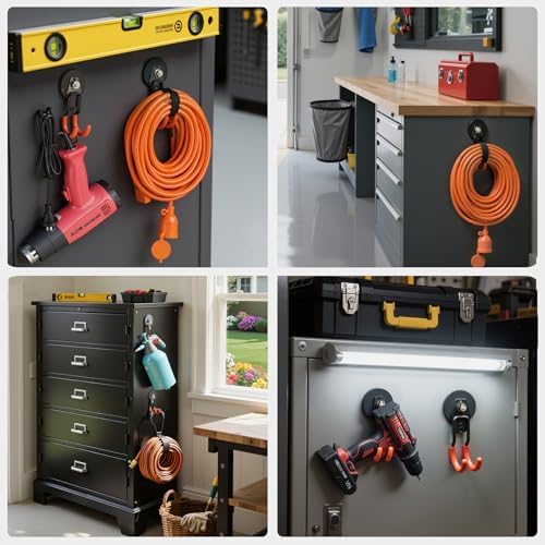 MUTUACTOR Updated Strong Magnet Hooks, 20lbs Anti-Scratch Heavy Duty Magnetic - Image 6