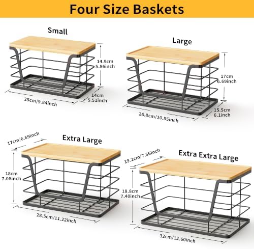 ALOCEO 4 Pack Stackable Storage Bins - Image 2