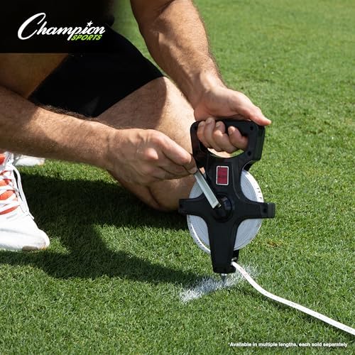 Champion Sports Open Reel Measuring Tapes – Durable Hand Crank - Image 5