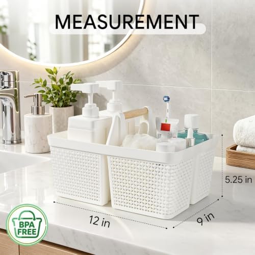 UUJOLY Portable Plastic Shower Caddy Basket - Image 6