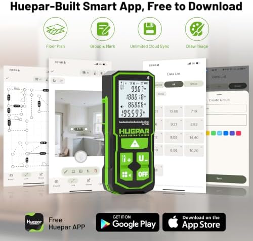 Huepar 330Ft Laser Measuring Tool - Image 2