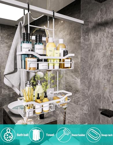 HapiRm Hanging Shower Caddy Over the Door - Image 2
