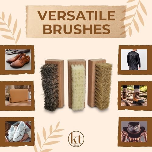 Small Shoe Cleaning Brush Set of 3 - Image 5