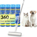 9.45" Large Lint Roller for Floors Carpet Furniture Bed Couches Rug by DELOMO