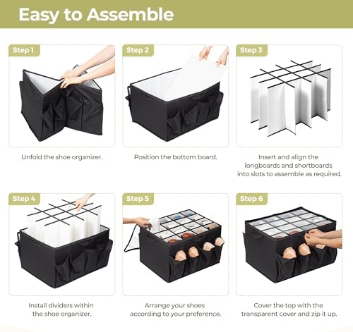 Shoe Organizer for Closet, Shoe Storage Solution - Image 6