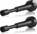 2PCS Black Door Stoppers for Wall, Spring Door Stop for Bottom of Door | 4.33 by brieieziy