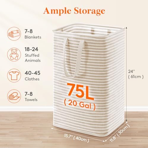 Lifewit 75L Large Collapsible Laundry Basket - Image 2