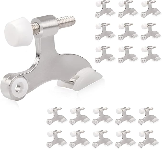 HOMOTEK 20 Pack Hinge Pin Door Stopper, Hinge Stops by HOMOTEK