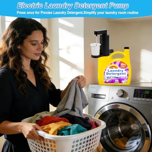 Electric Laundry Detergent Pump, Reusable Smart Laundry Detergent Dispenser - Image 2