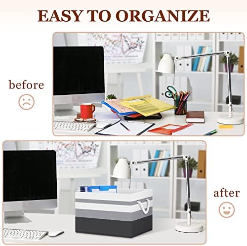 Fab totes Storage Bins 2-Pack, Foldable Storage Baskets - Image 4