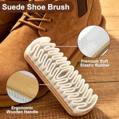 3Pcs Suede Shoe Brush and Eraser Kit - Image 3