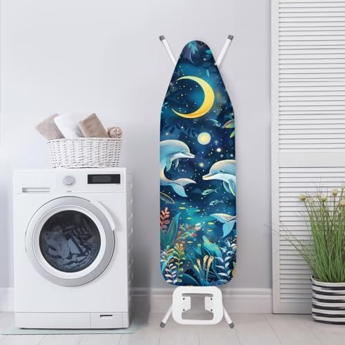 Dolphin Ironing Board Cover and Pad, Stain Resistant and Scorch, Smooth Iron - Image 3
