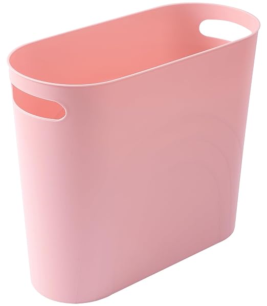 rejomiik Small Bathroom Trash Can, 3.5 Gallon Slim Garbage Can, Office and by rejomiik